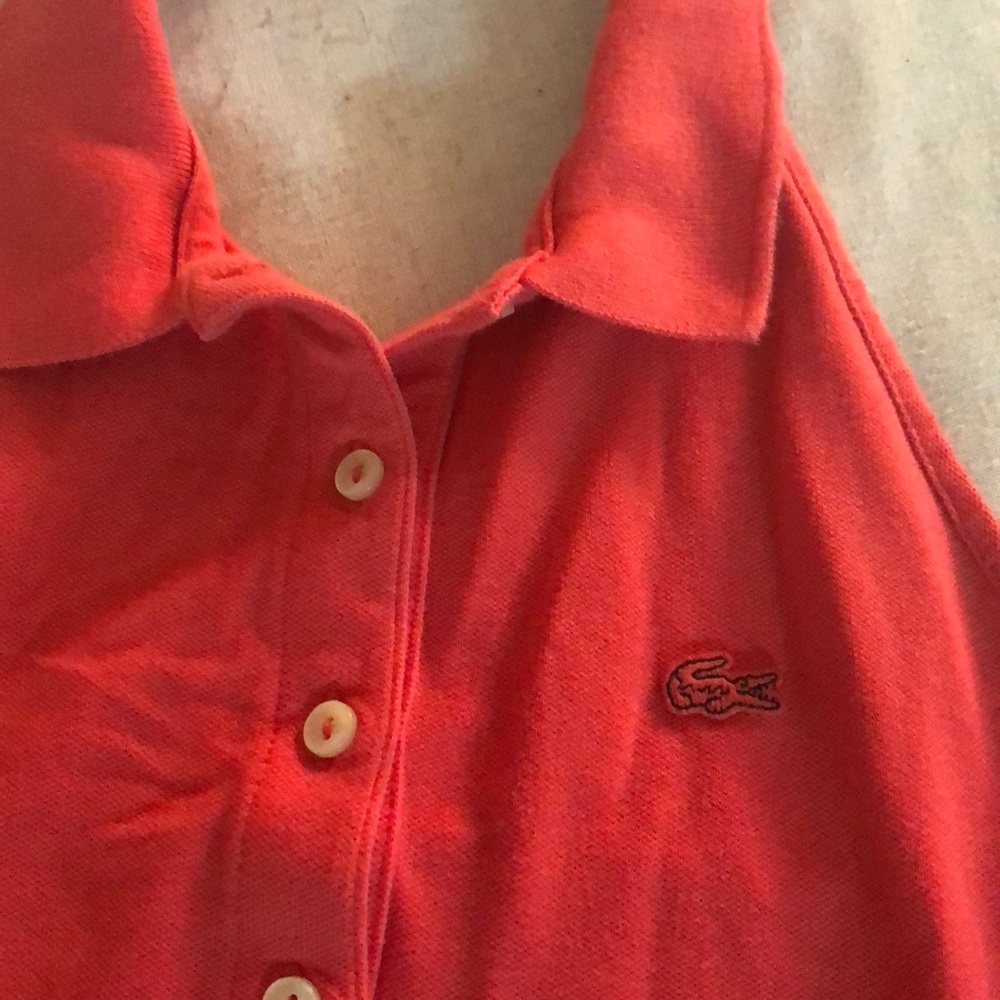 Lacoste Halter Mini Dress